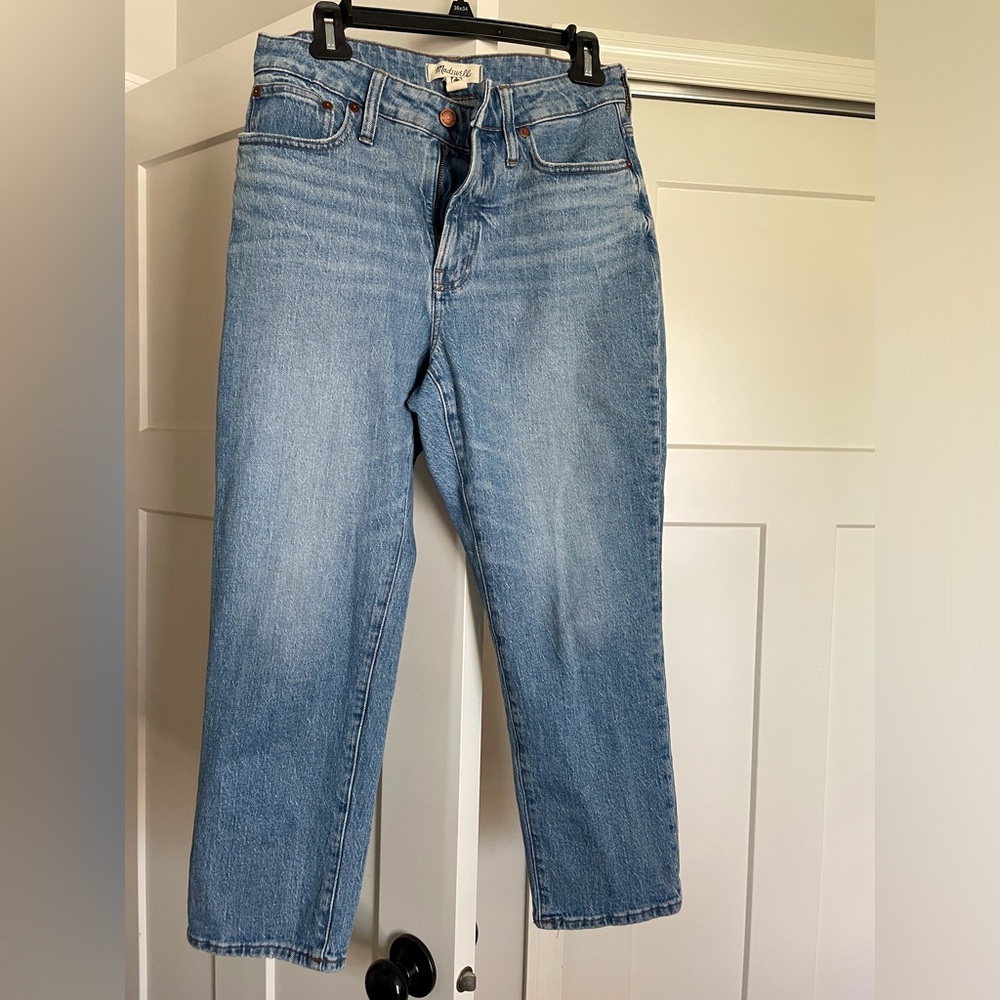 Madewell - Petite Curvy Perfect Vintage Jean in Banner Wash. Size 29P